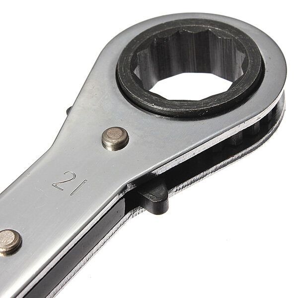 Ring Ratchet Spanner Wrench Set Repair Tools Metric 6mm X 8mm 19x21