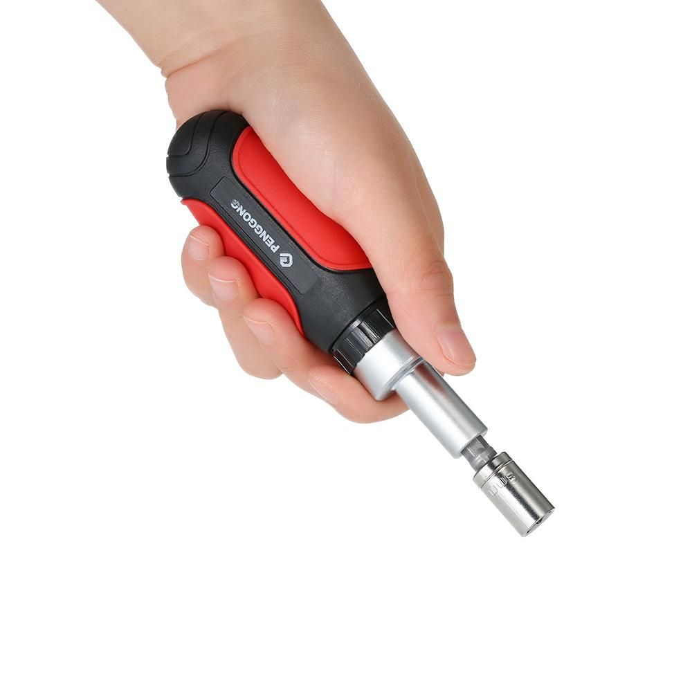 PENGGONG 30Pcs Ratchet Screwdriver Set Socket Screw Driver
