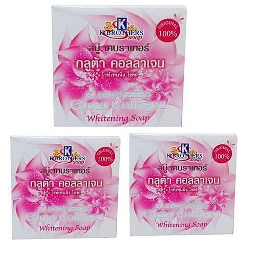 Gluta Collagen Whitening Soap  (Pack Of 6pcs)