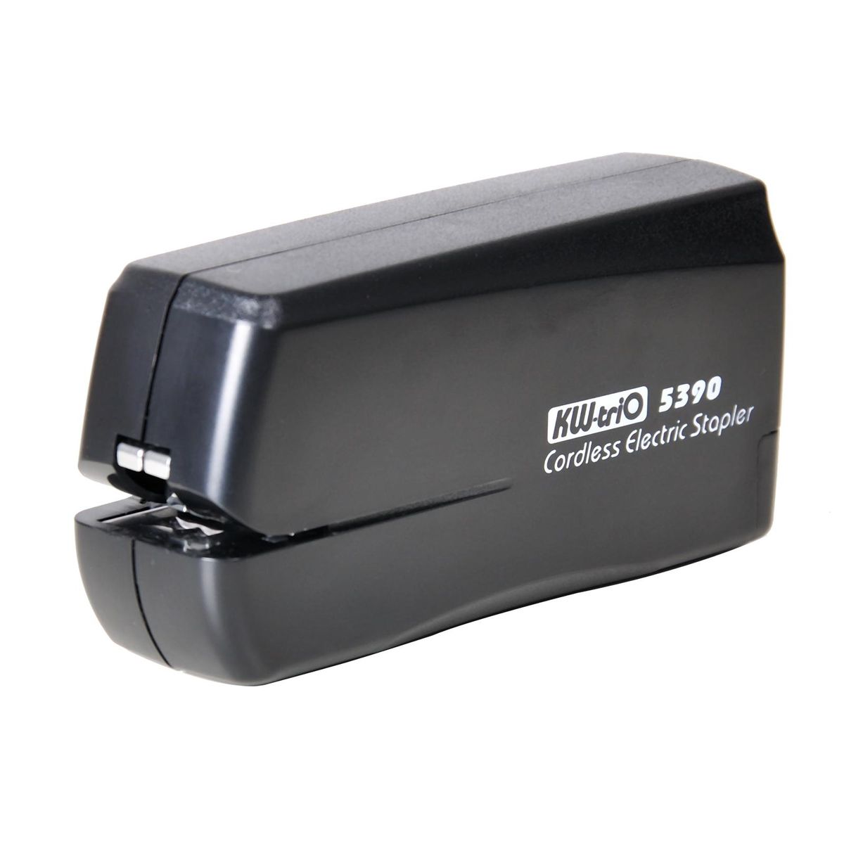 KW-triO Automatic Electric Stapler Automatic Desktop Stapler 15 Sheet Capacity Less Effort Support NO.10 Staples for Home Office School Supplies Battery Power Supply