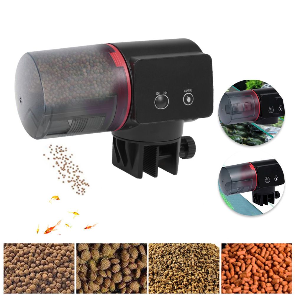 Fish Food Dispenser Automatic Fish Feeder Aquarium Automatic