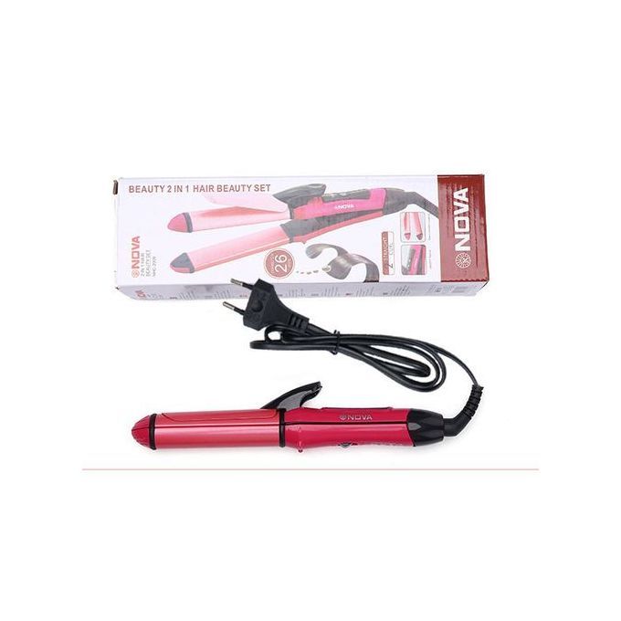 Nova 2 In 1 Hair Straightener And Hair Curler Stylist