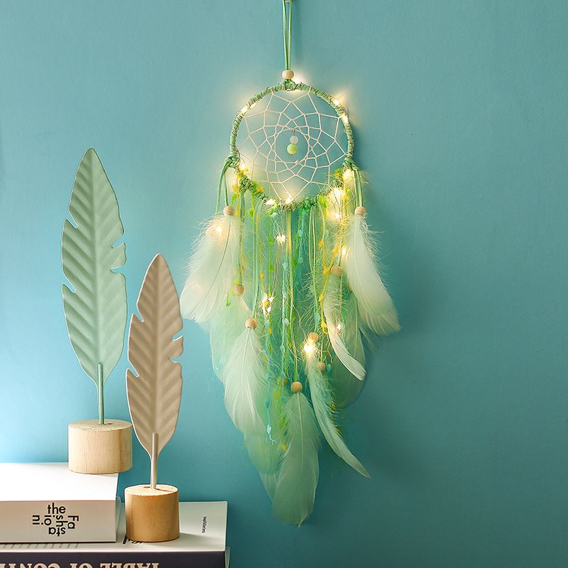 Green Night Light Dream Catcher Room Aerial