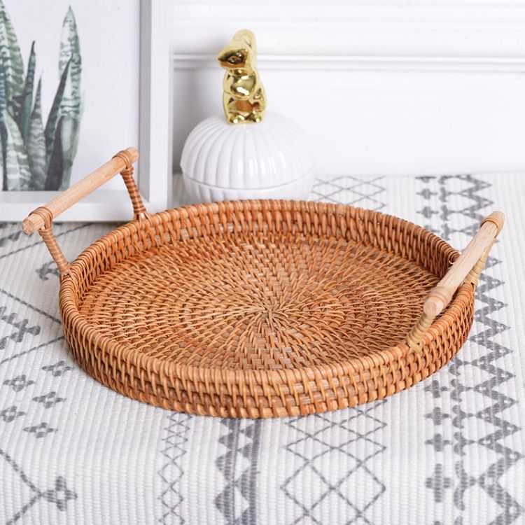 GP23 Braided Snack Storage Tray Basket