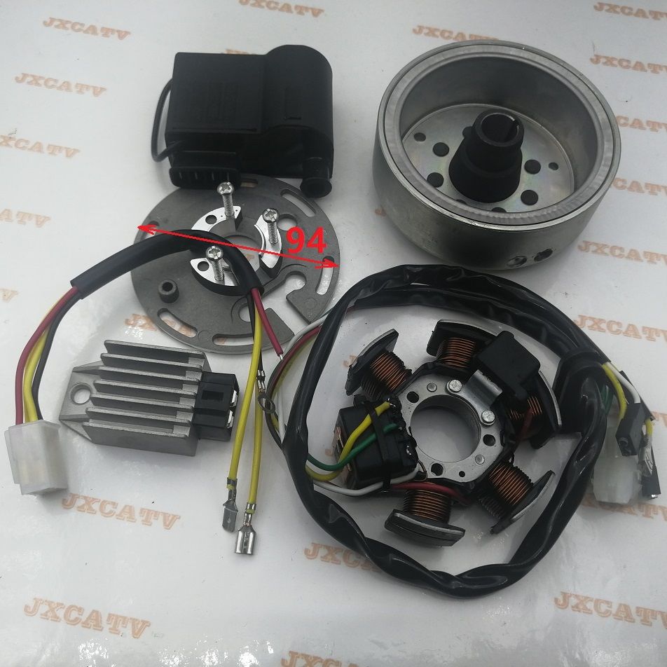 12V Electronics Alternator Ignition Conversion Kit For Zundapp KS 50 GTS C 50