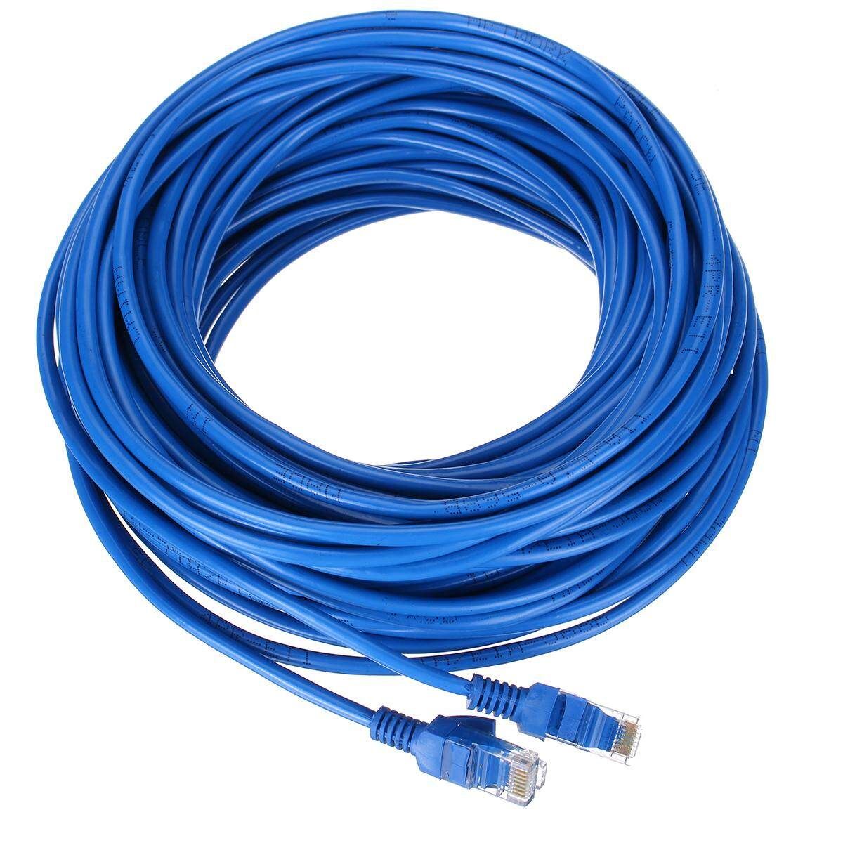 Cat5e Cable PC Connecting Cable Crystal Head Network Lan Fast Household 1Gbps - 350 MHz RJ45 Connectors-10m/15m/20m/30m/50m 30m