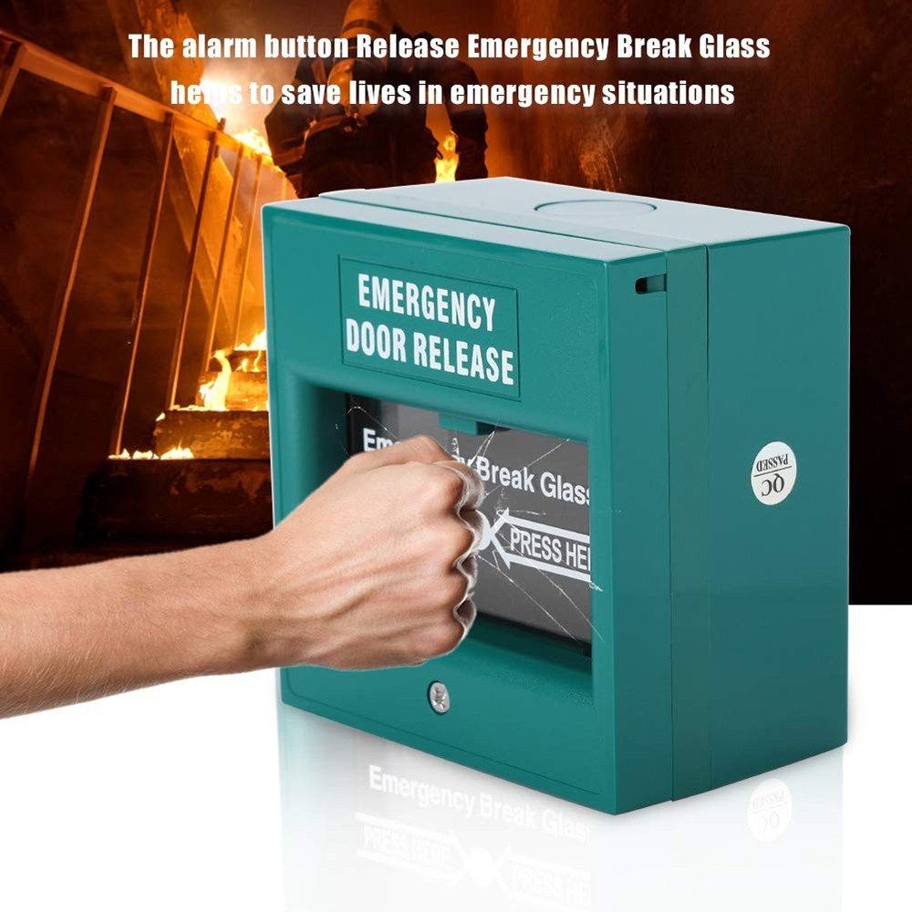 Emergency Door Release Glass Break Alarm Button Fire Alarm