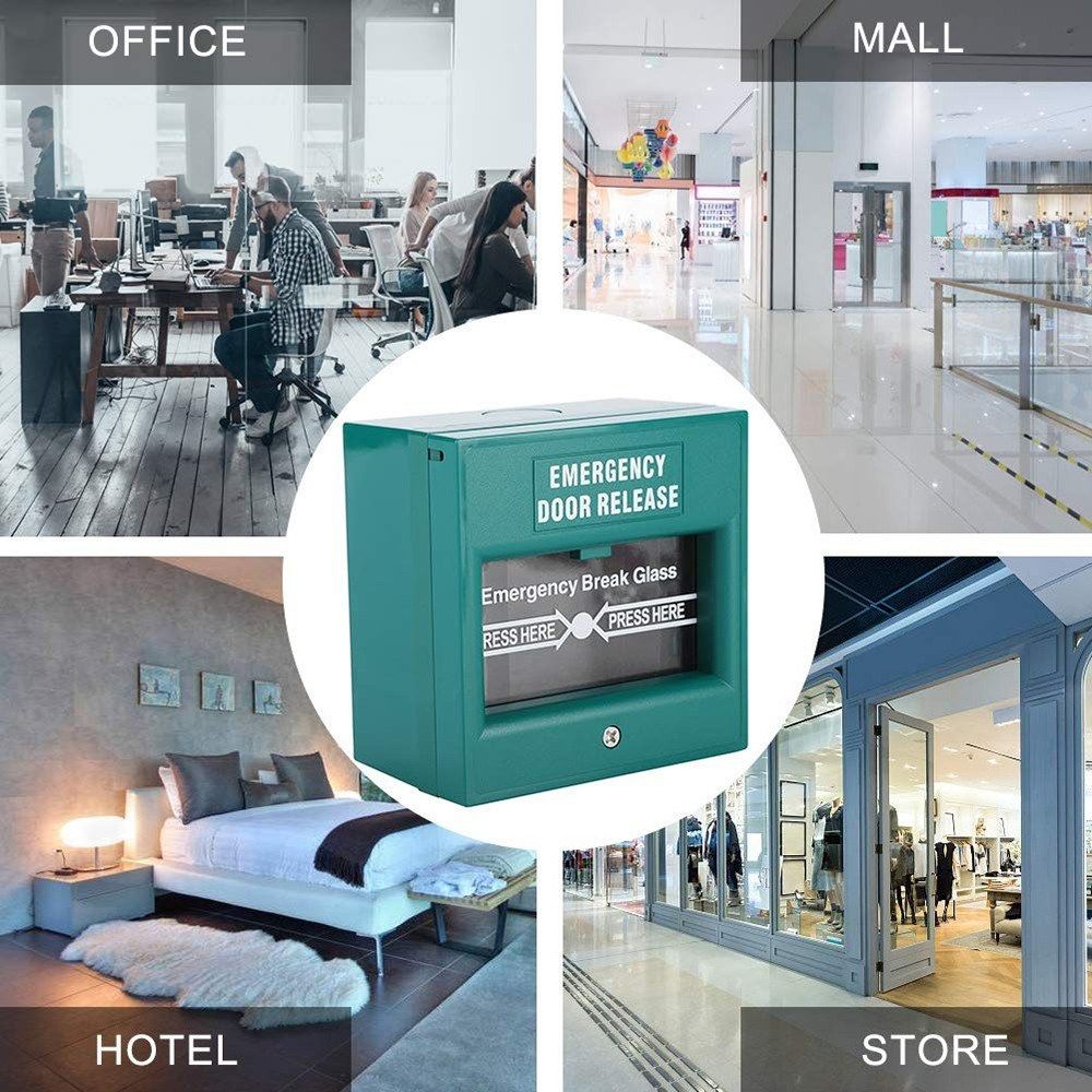 Emergency Door Release Glass Break Alarm Button Fire Alarm