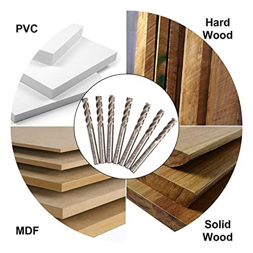 8 Set 14 Inch End Mill Bits 4 Flute Straight Milling Cutter
