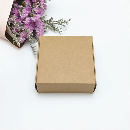 10pcslot Big Window Box And Small Paper Kraft Cardboard
