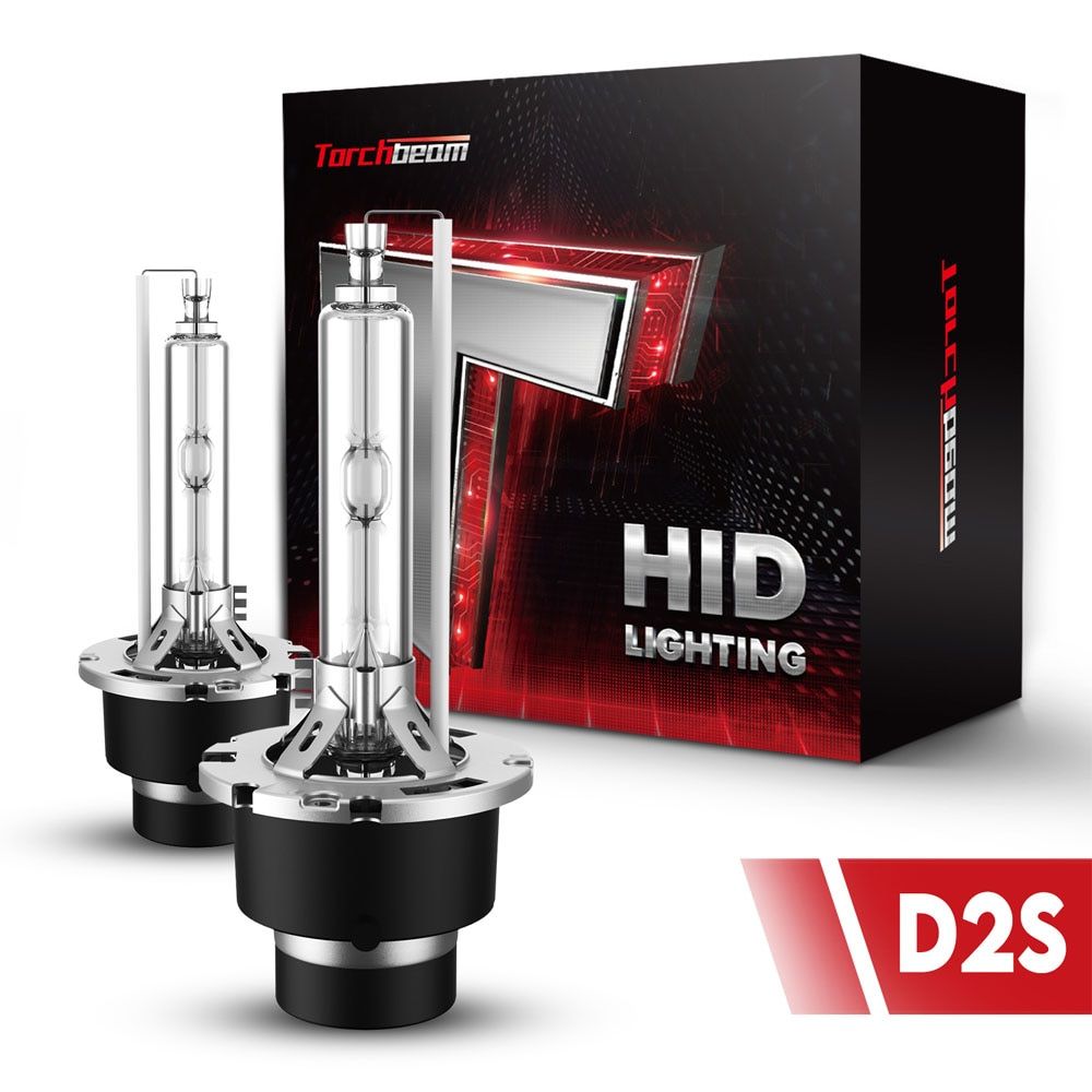 Torchbeam D2S Xenon Light 2pcs HID Xenon Headlight Bulb 35W 2800LM Xenon D2S Car Lamps 85V 5600LM Headlamps D2S Kit White D2S