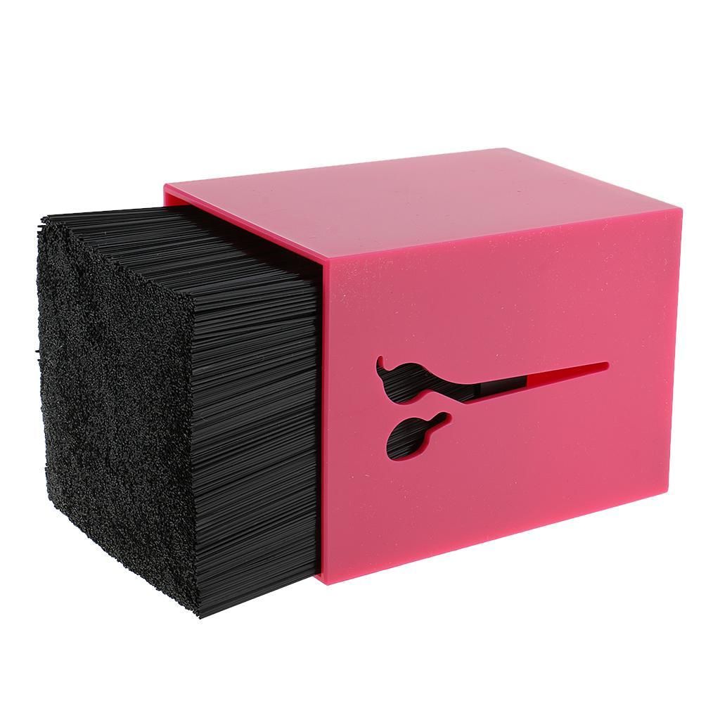 Salon Barber  Racks Holder Combs Clips Storage Rose Red