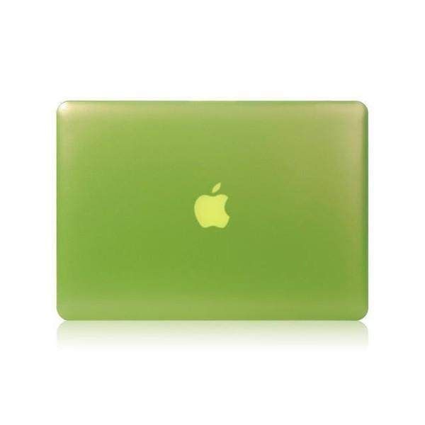 Plastic Hard Case Solid Laptop Protective Cover Skin For Macbook Retina 15.4 Inch Green