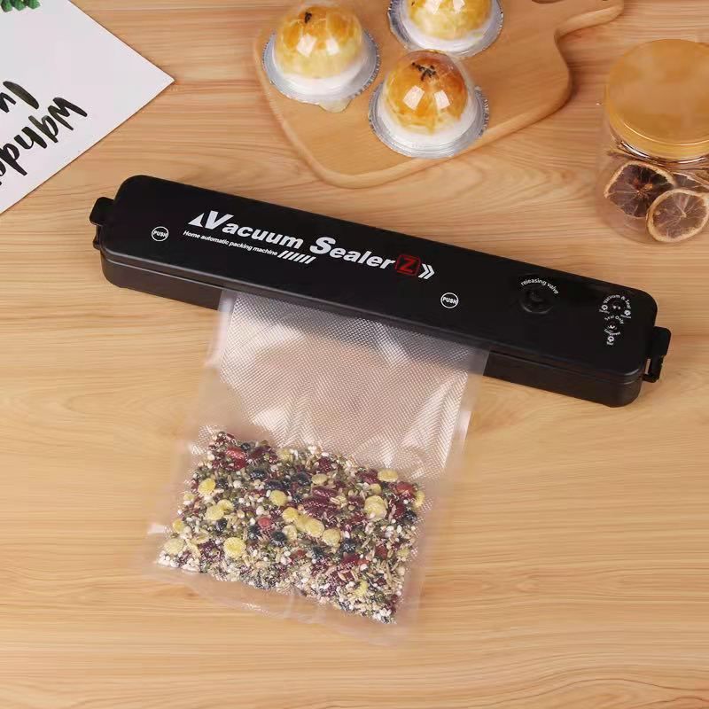 Automatic Food Vacuum Machine Commercial Household Sealing Packaging Machine Food Preservation Vacuum Sealer Kitchen Accessories-AU Plug Free 10 Bags