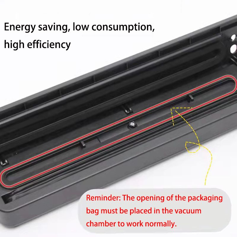 Automatic Food Vacuum Machine Commercial Household Sealing Packaging Machine Food Preservation Vacuum Sealer Kitchen Accessories-AU Plug Free 10 Bags