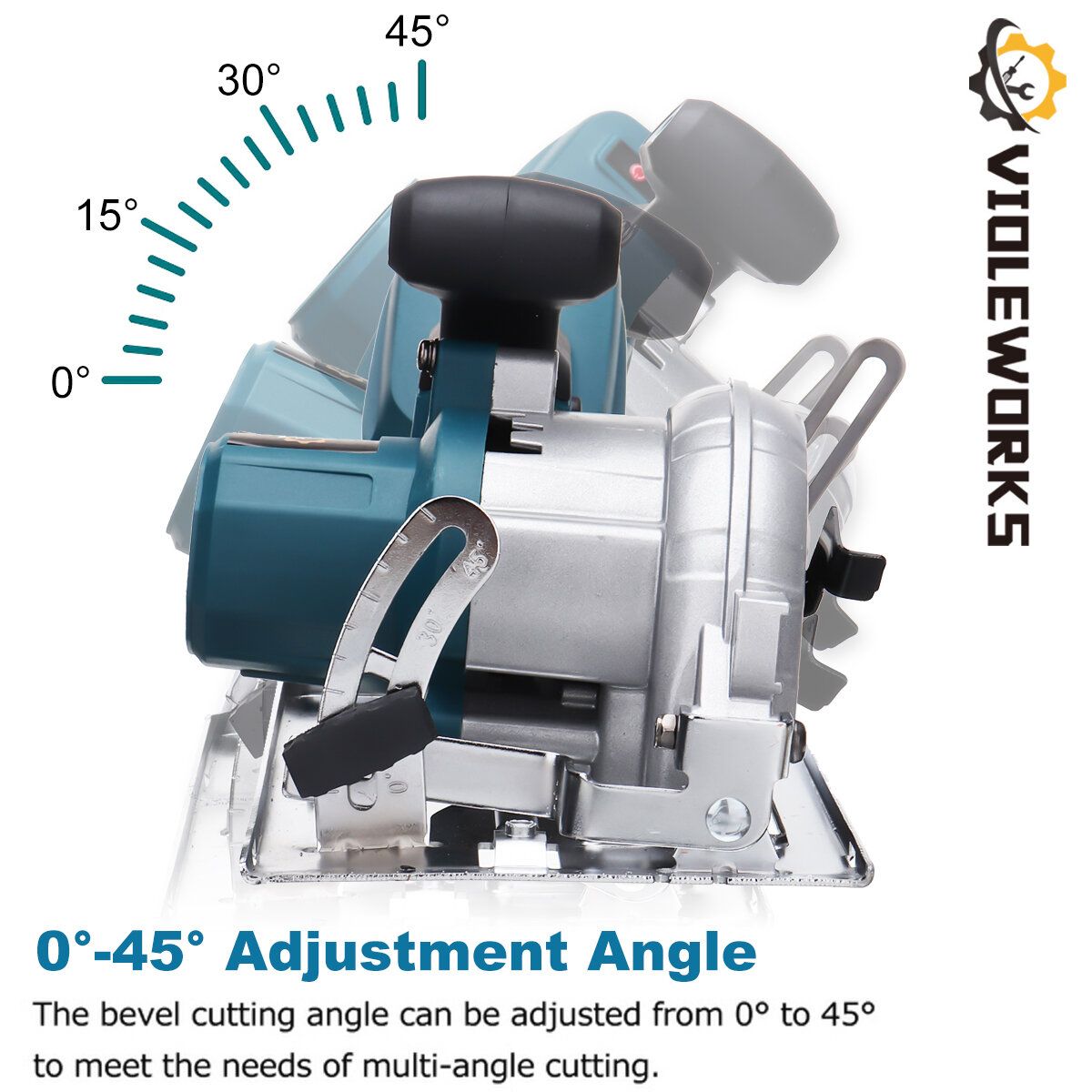 VIOLEWORKS 288VF Brushless Electric Circular Saw Cordless