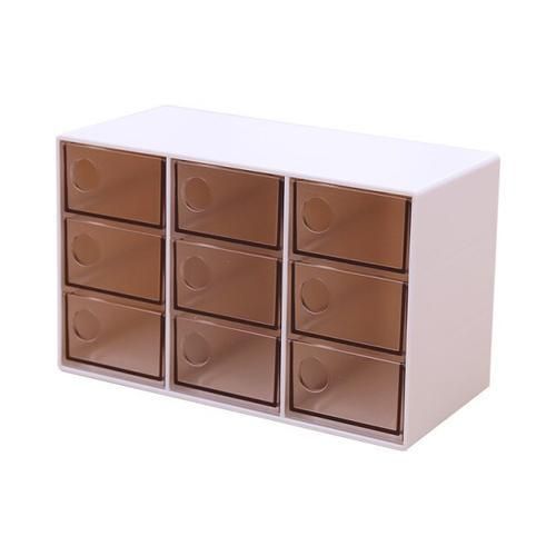 9 Grids Multifunction Make Up Case Organizer Transparent Makeup Jewelry Holder Cosmetic Storage Organizer Jewelry Storage Box