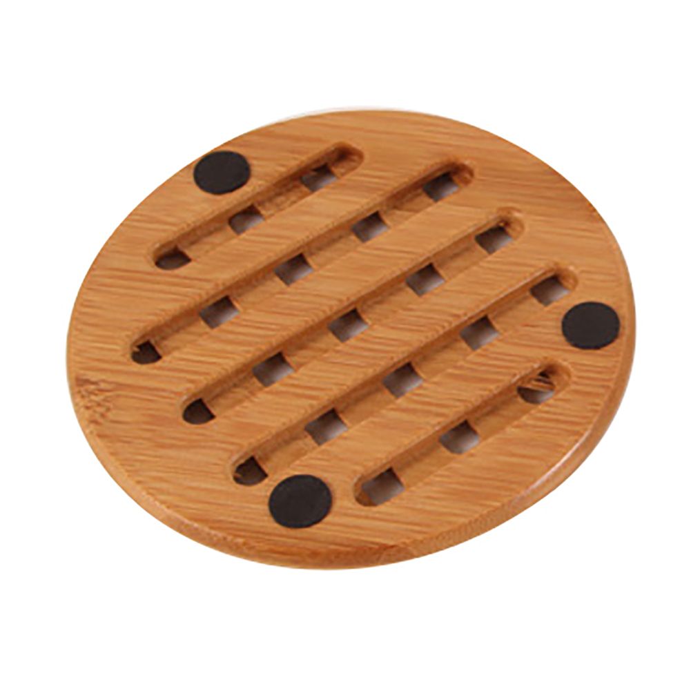 Wooden Square Round Hollow Coffee Tea Cup Coasters Heat-