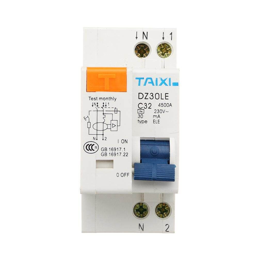 TAIXI DZ30LE-32 32A Circuit Breaker Intelligent Short Current Leakage Protection 32A