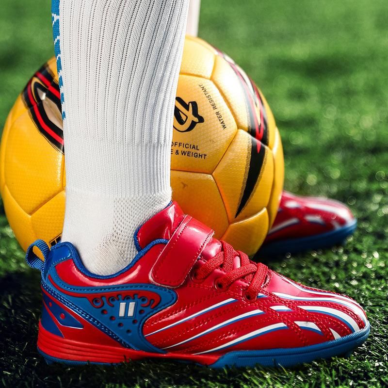 Soccer Boots Children's Training Studded Soccer Boots Red