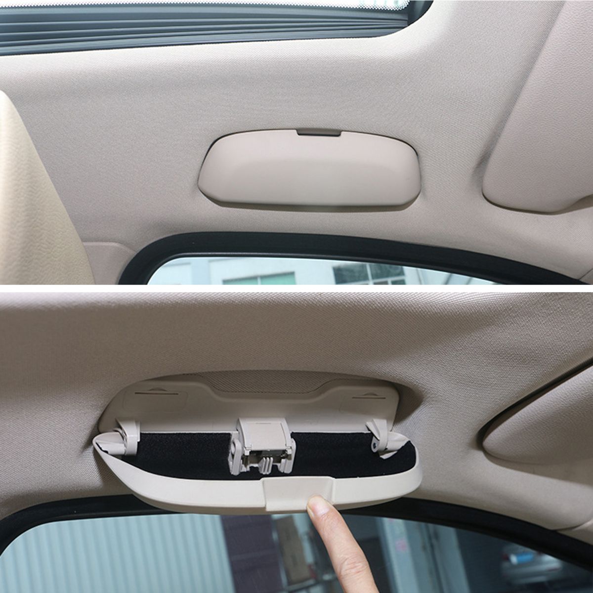 Sunglasses Holder Glasses Case Storage Box Overhead Grab