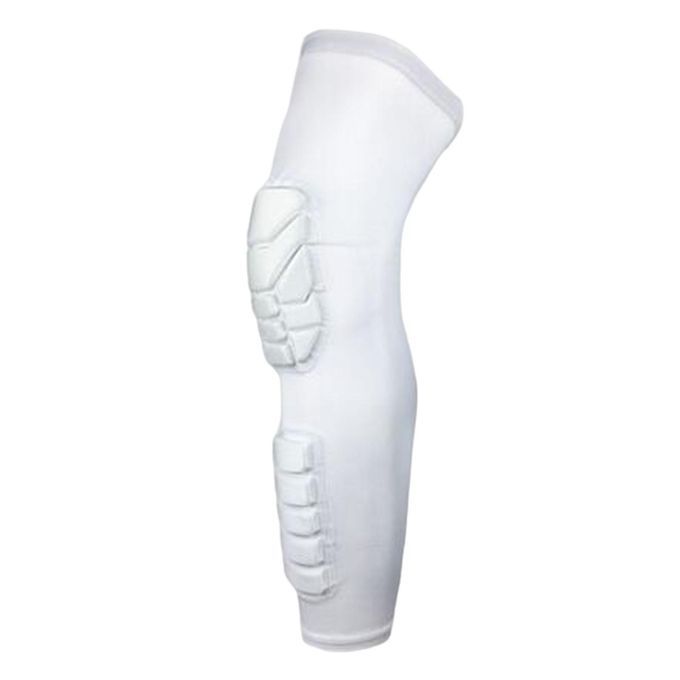 Protective Knee Calf Pads Knee Brace Support For Cycling White XL