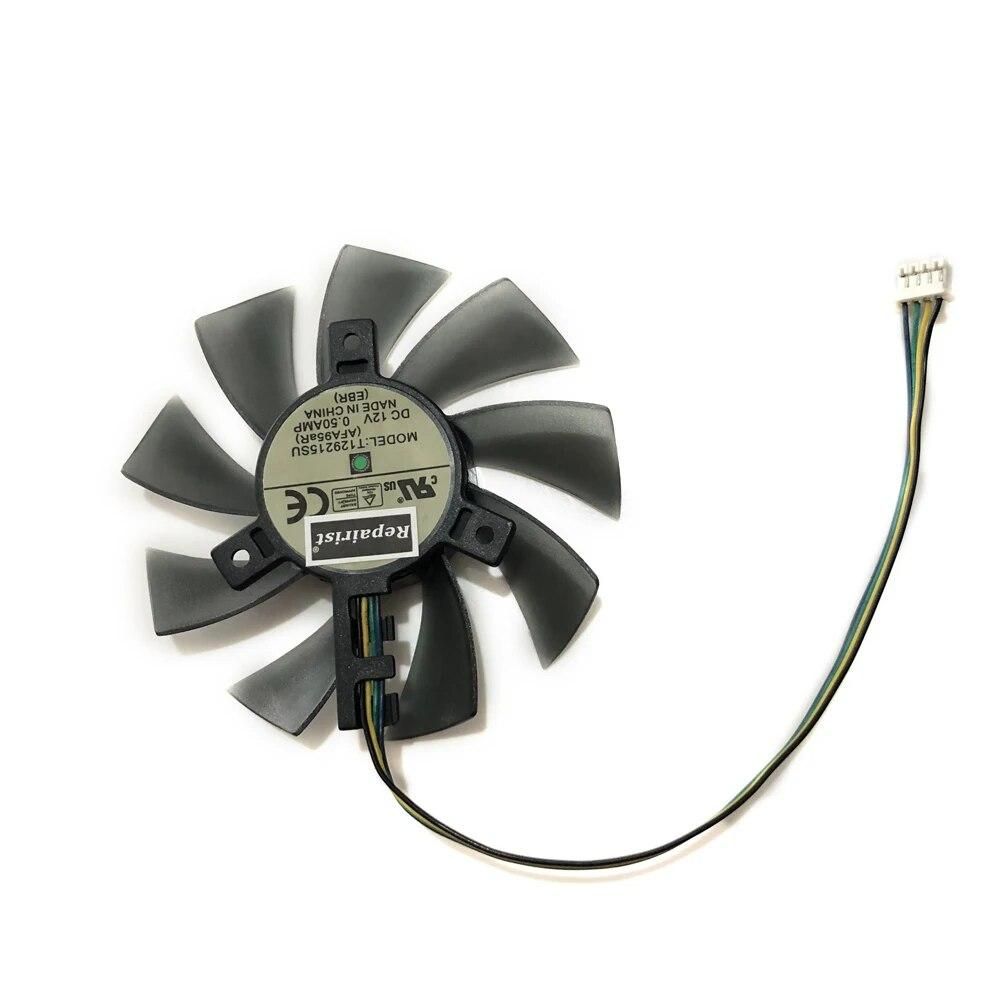 86mm T129215SU GPU VGA Graphic Card Alternative Cooler Fan For Zotac 1060 6GB Mini Video Card Cooling As Replacement