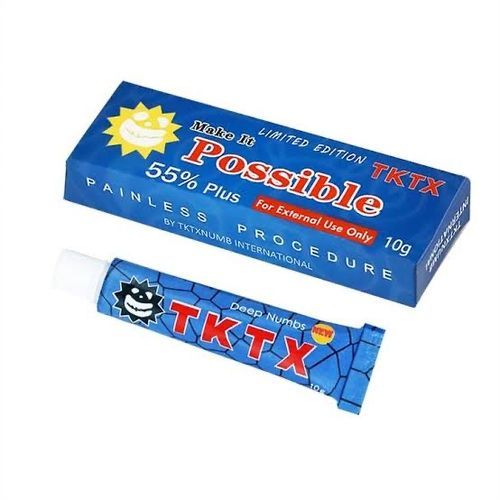 55% TKTX Numb Cream Tattoo Fast Numb Cream- BLUE 10g