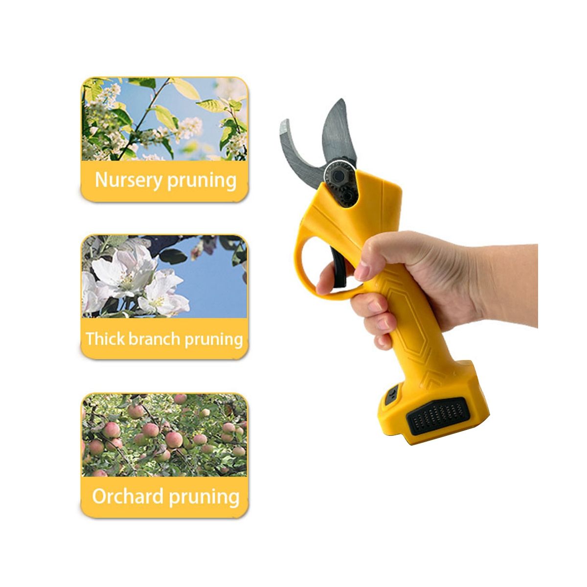 Cordless Electric Pruning Shears for 21V 30mm Electric