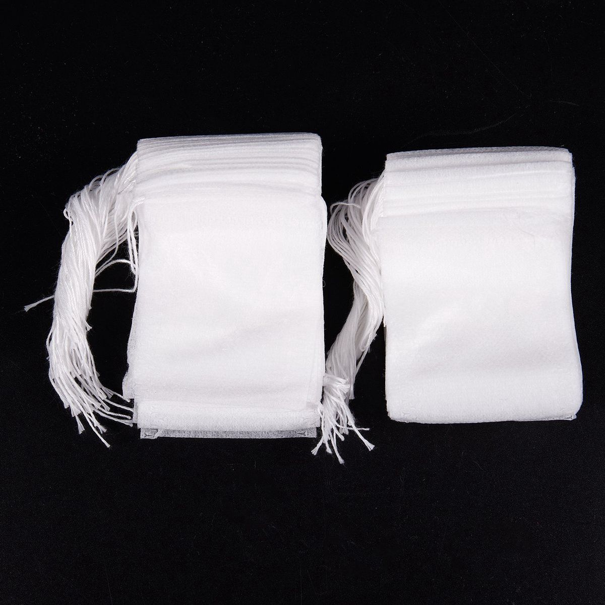 100 Pcs Disposable Empty Tea Bag String Heat Seal