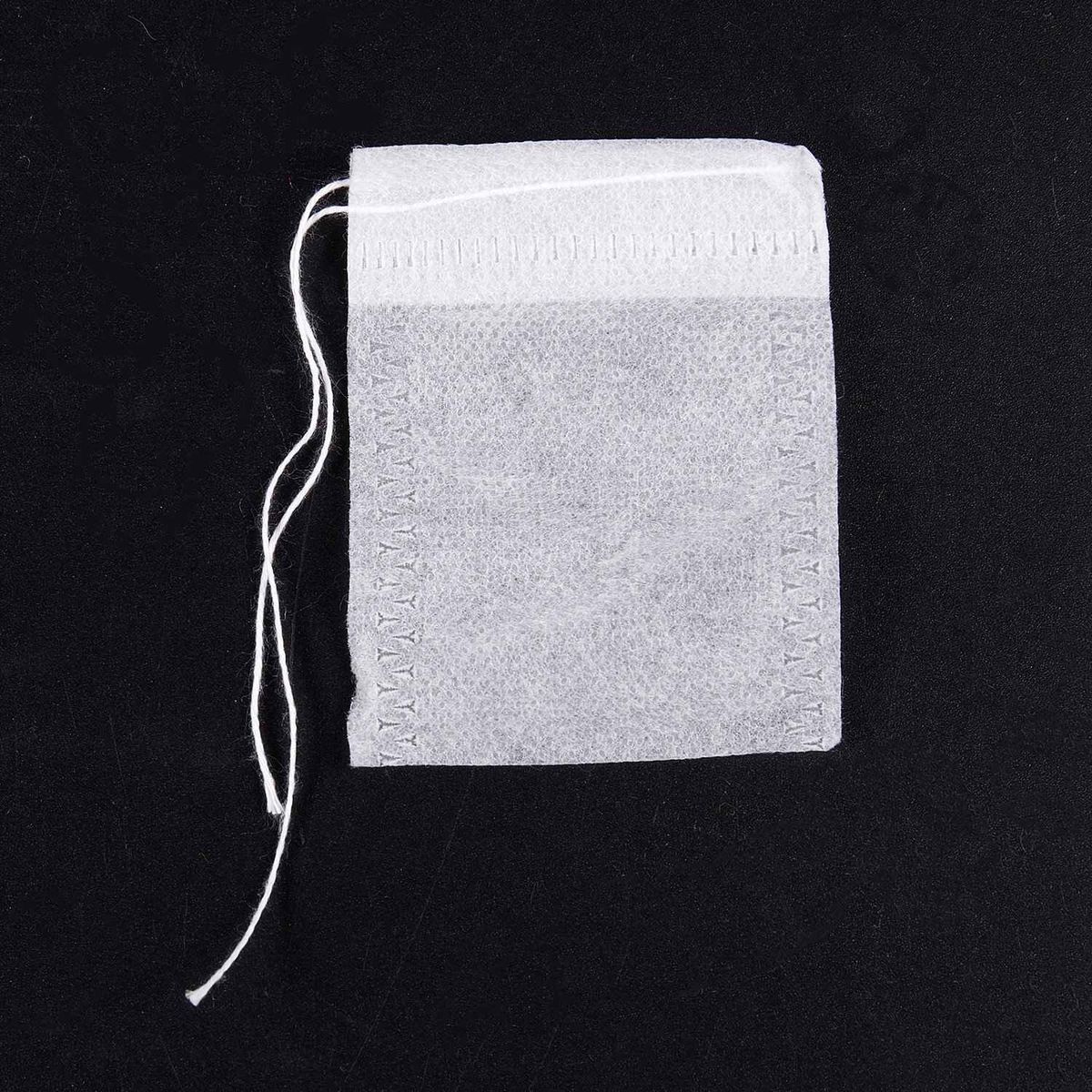 100 Pcs Disposable Empty Tea Bag String Heat Seal
