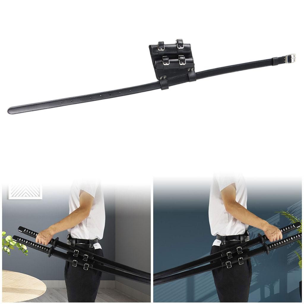 PU Leather  Belt, Medieval Rapier Holder Two Pieces