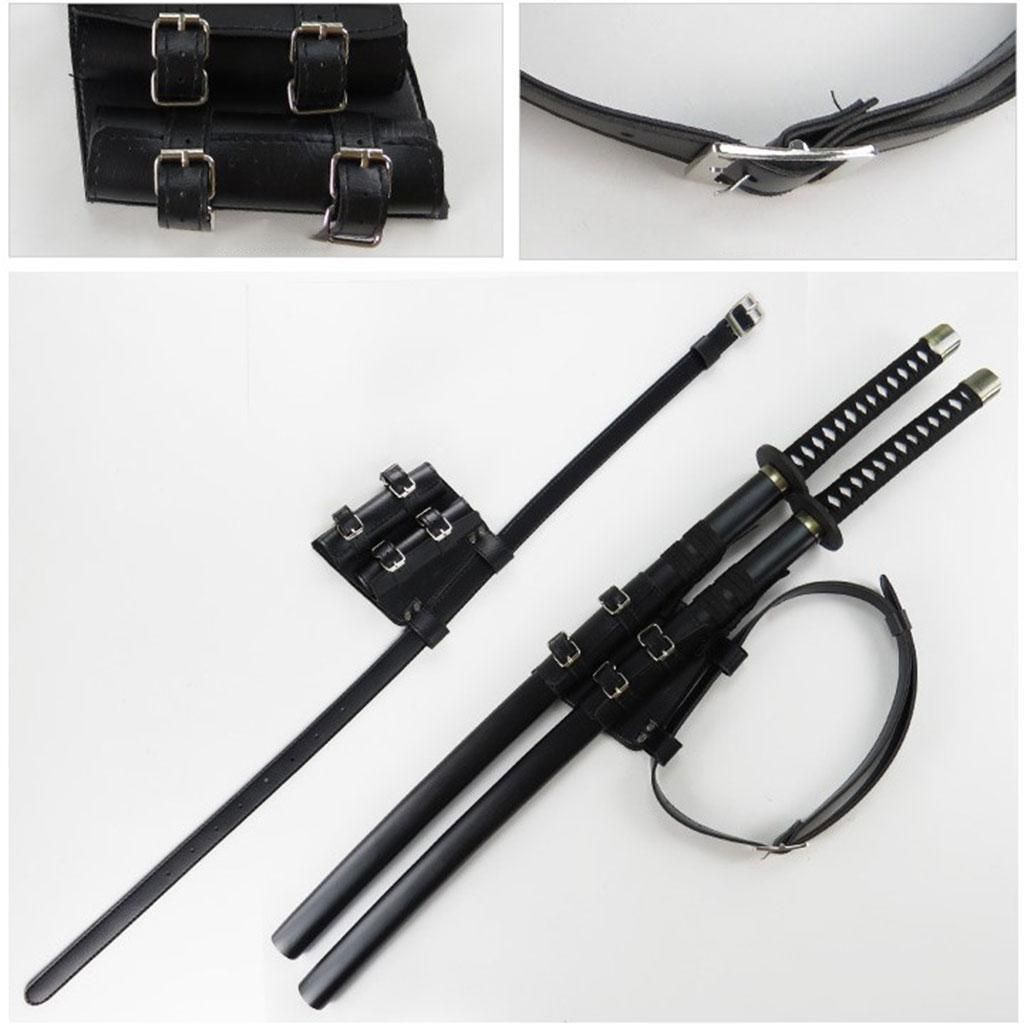 PU Leather  Belt, Medieval Rapier Holder Two Pieces