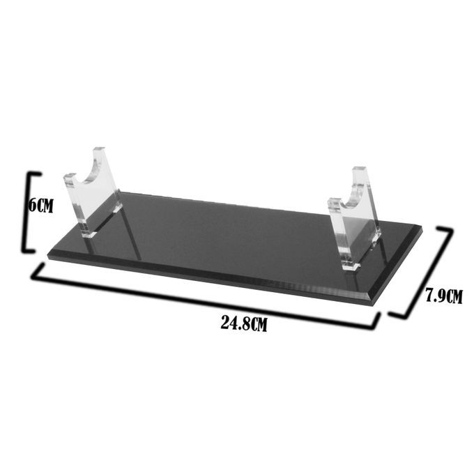 Detachable Transparent Acrylic  Stand Storage Holder Katana Black