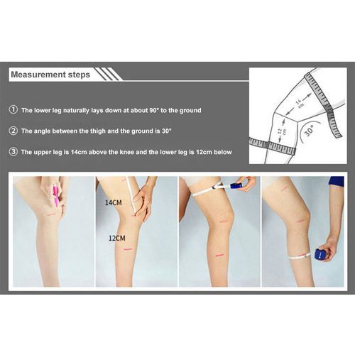 Red Knee Protective Padding Sports Pressure Strap Fitness