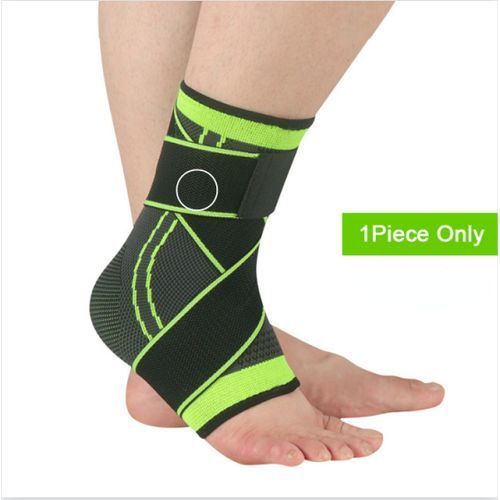 Green Ankle Protective Padding Sports Pressure Strap Fitness