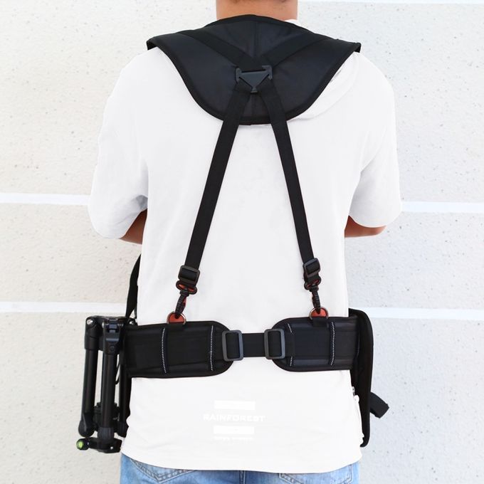 Multi-functional Bundle Double Shoulders Padded Strap Waist Belt Holder Holster For DSLR Cameras