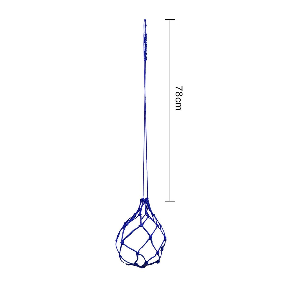 Football Training Mesh Bag Soccer Kick Trainer Solo Practice for Youth Blue