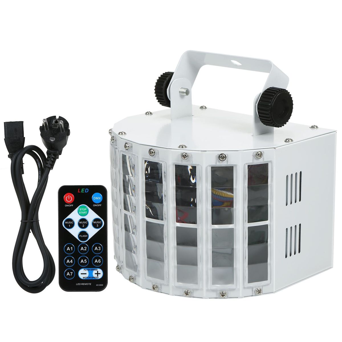 Neoglint 100-240 V 24W RGBW LEDs 7 Channel Dmx 512 Voice-activated Voice-control Automatic Control LEDs Projector DJ Home KTV Disco Stage Lighting Lights