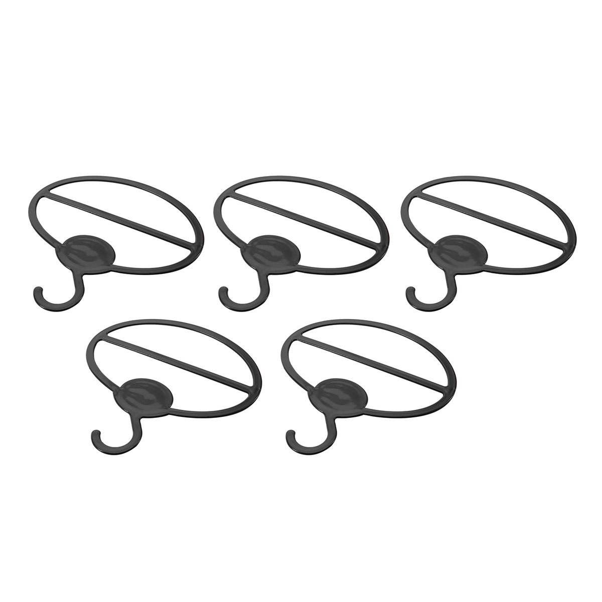 5x Scarf Shawl Tie Holder Organizer Oval Plastic Hangers