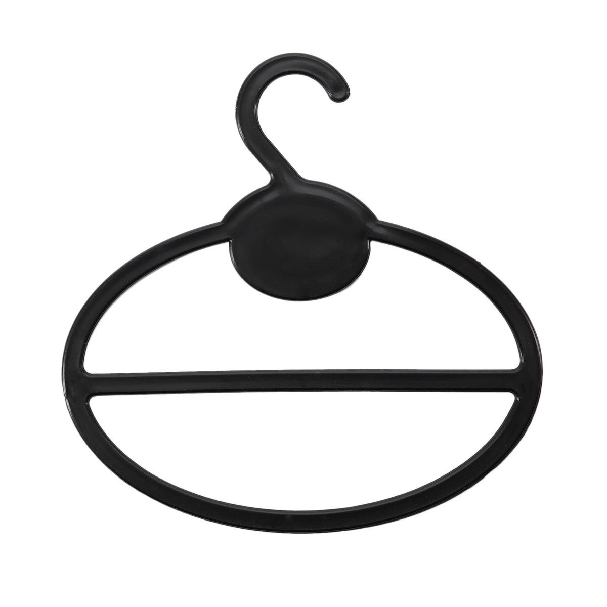 5x Scarf Shawl Tie Holder Organizer Oval Plastic Hangers