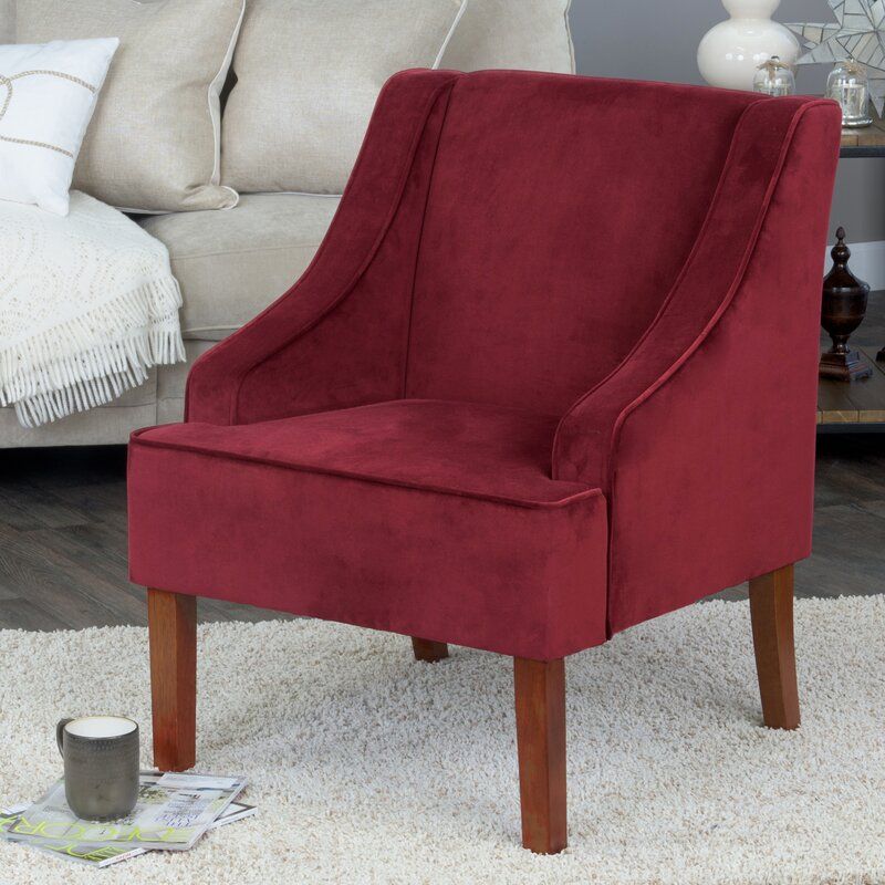 Fufore Swoop Armchair - Berry Merlot Delivery Within(Lagos And Port-Harcourt Only)