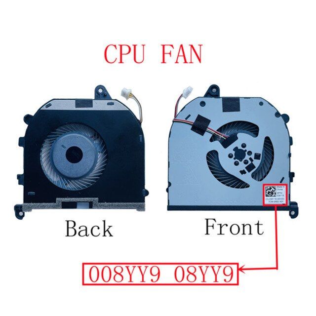 New For Dell Precision 5530 Xps 15 9570 Lap Heatsink Fan