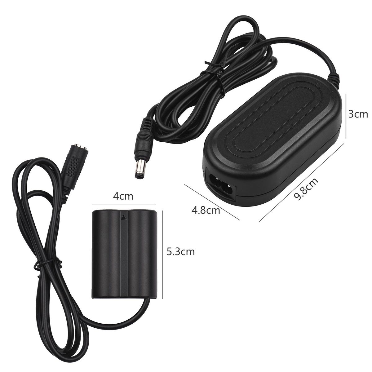 CP-W235 Dummy Battery DC Coupler Charger + 8V 3A AC Power Adapter Camera Power Supply with Power Plug Replacement for Fujifilm X-T4
