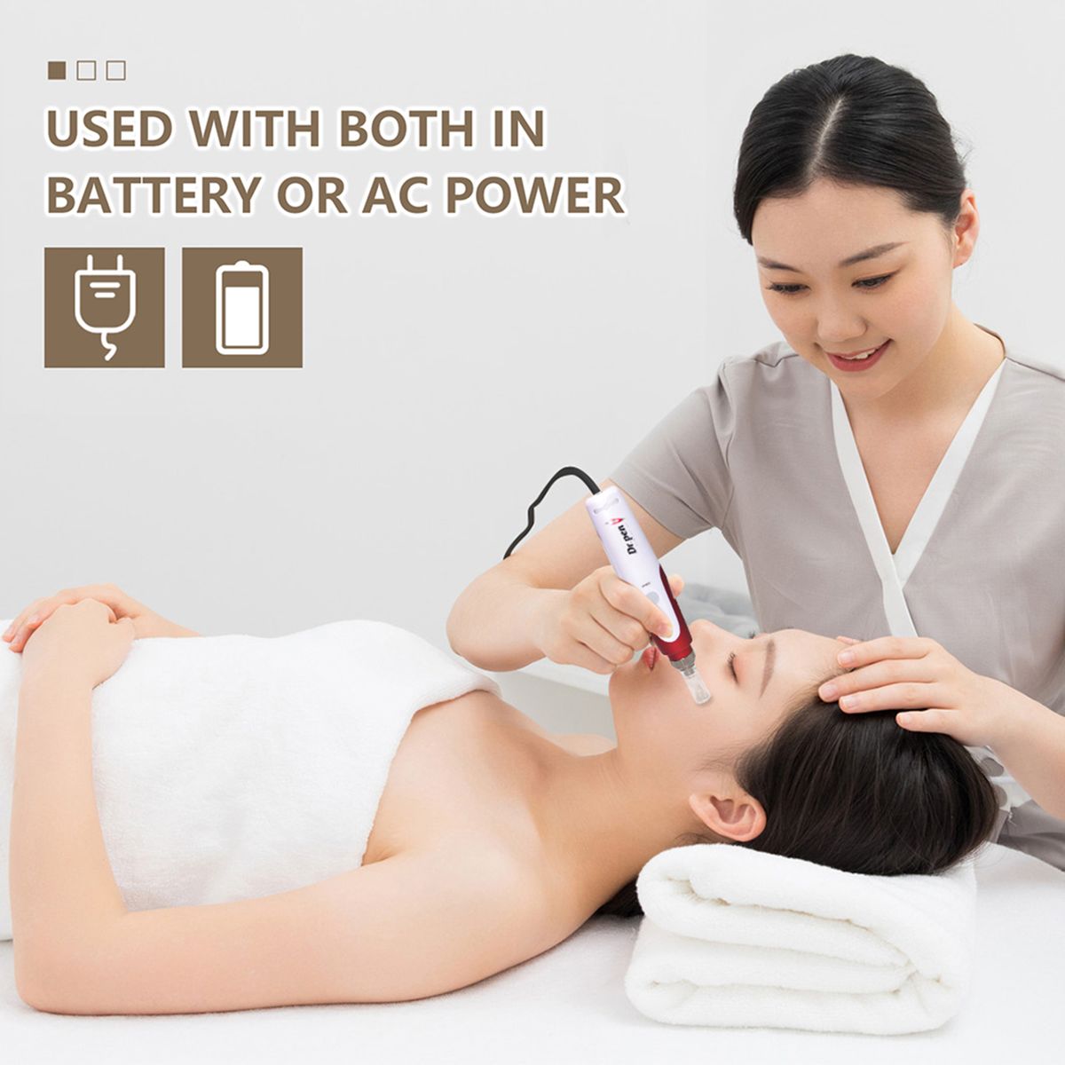 Wirelessly Rechargeable Dermapen Micro Needling Pen Efoliate