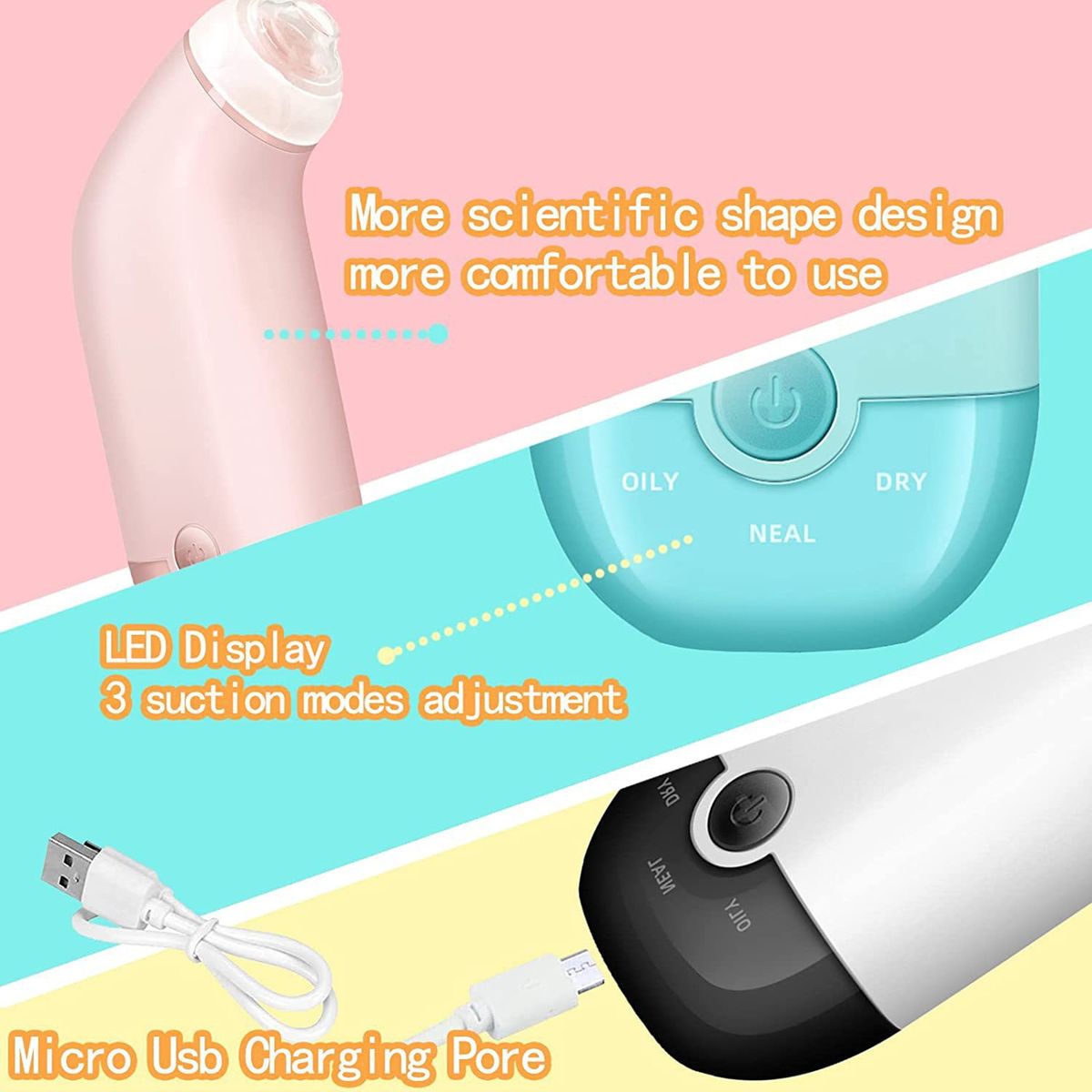 Blackhead Remover Electric Pore Cleaner Home Use Facial