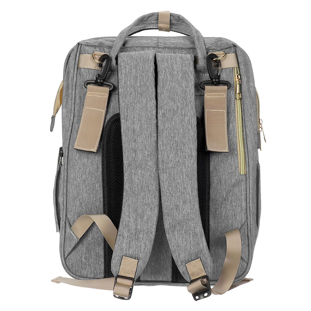 Multifunctional Foldable Baby Sleep Infant Bed Bag Travel Crib Portable Diaper Light Grey