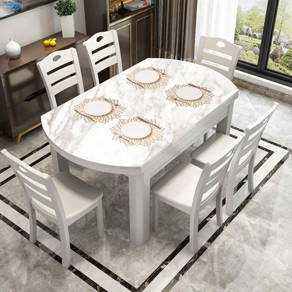 6PCS PVC Placemat for Dining Table Hollow Pad Coaster Pads Table Bowl Mats Gold