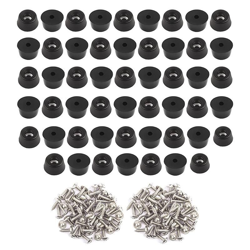 52PCS for  Board 031x059Inch Anti Scratch Rubber  Board Feet for Chairs & Other Furniture