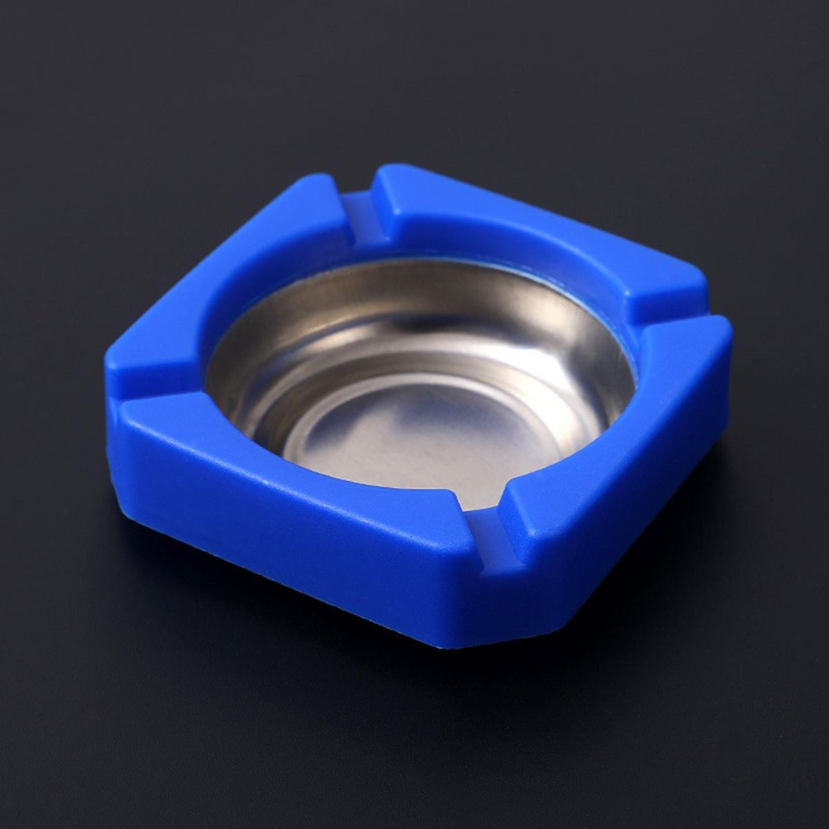 Ash Case Stainless Steel Ash Storage Tray Blue